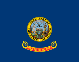 United States of America Idaho ID State Flag