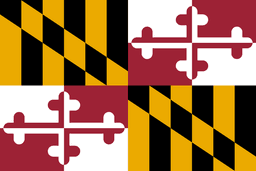 United States of America Maryland MD State Flag