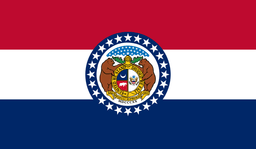 United States of America Missouri MO State Flag