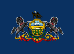 United States of America Pennsylvania PA State Flag