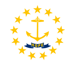 United States of America Rhode Island RI State Flag