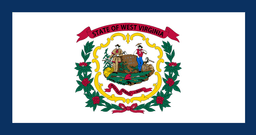 United States of America West Virginia WV State Flag